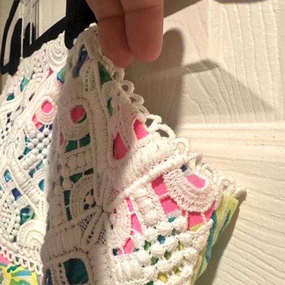 Lilly Pulitzer Brynn Strapless Dress In Pink Sunset Pattern Size 2 - Picture 8 of 13